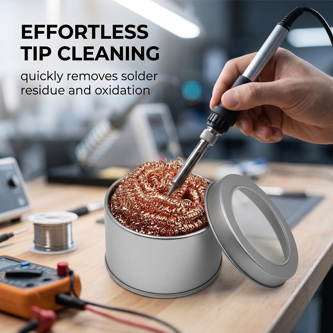 Diy Electronics Cleaner - Alat Pembersih Solder Elektronik, Bola Pembersih