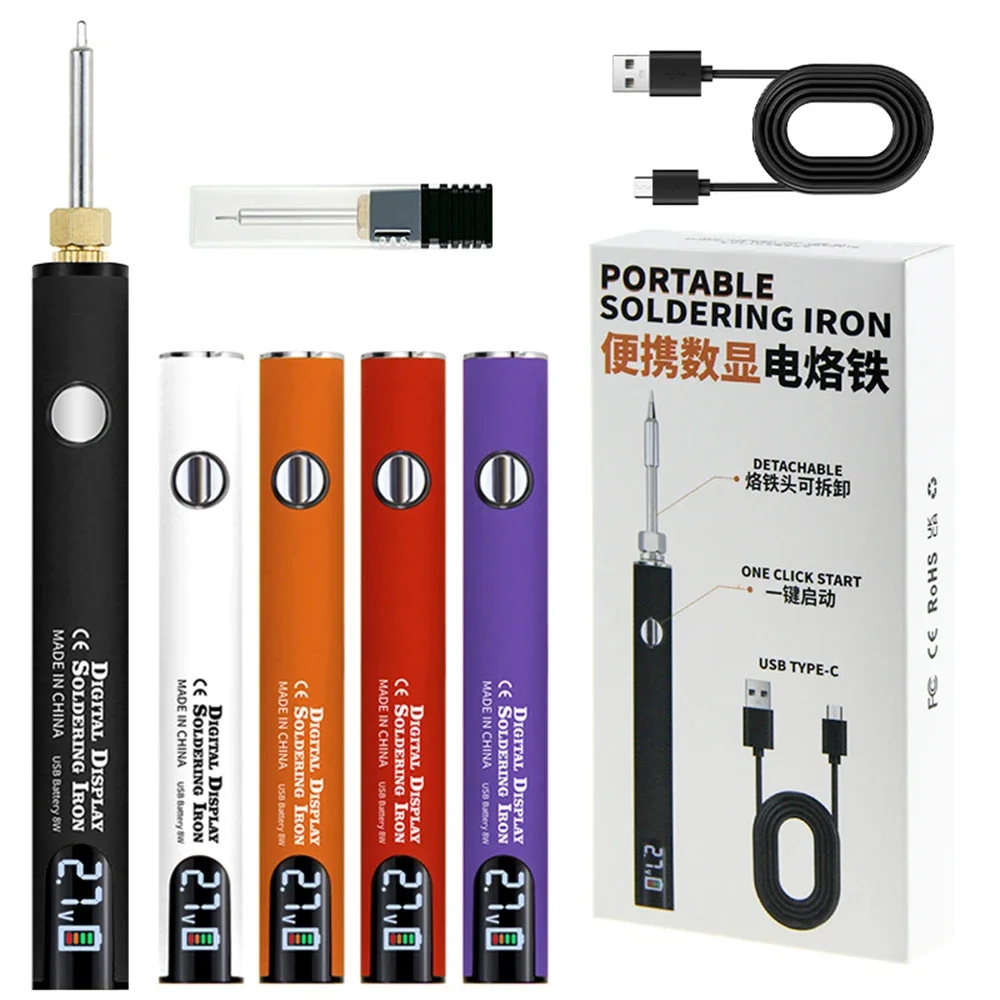 Flux Pen Electronics - 510 Kit Besi Solder Cerdas Bertenaga