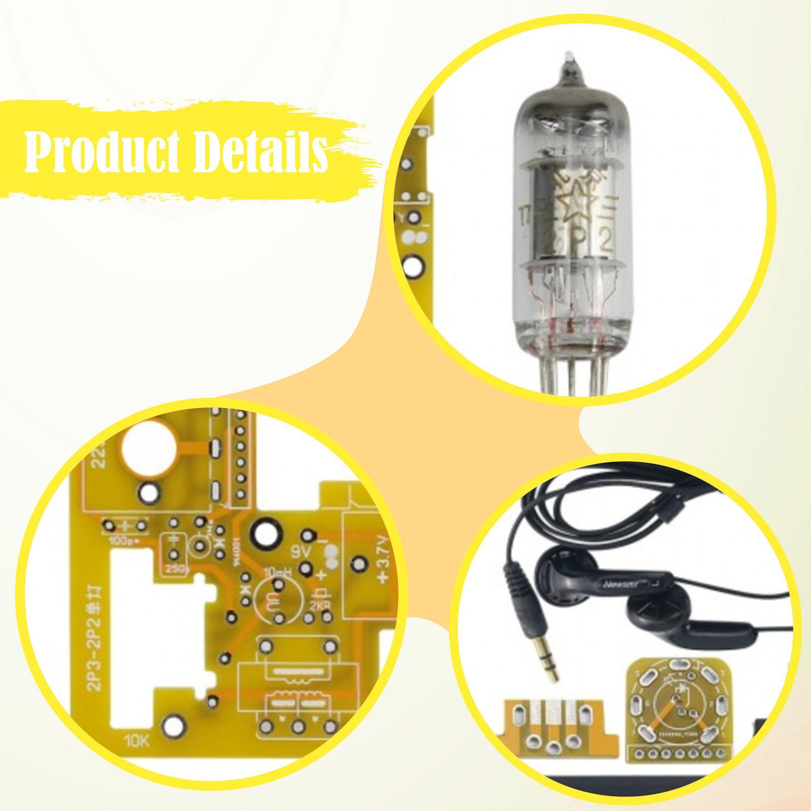 Hobby Diy Electronics Kit - Kit Papan Radio Lampu Tunggal DIY