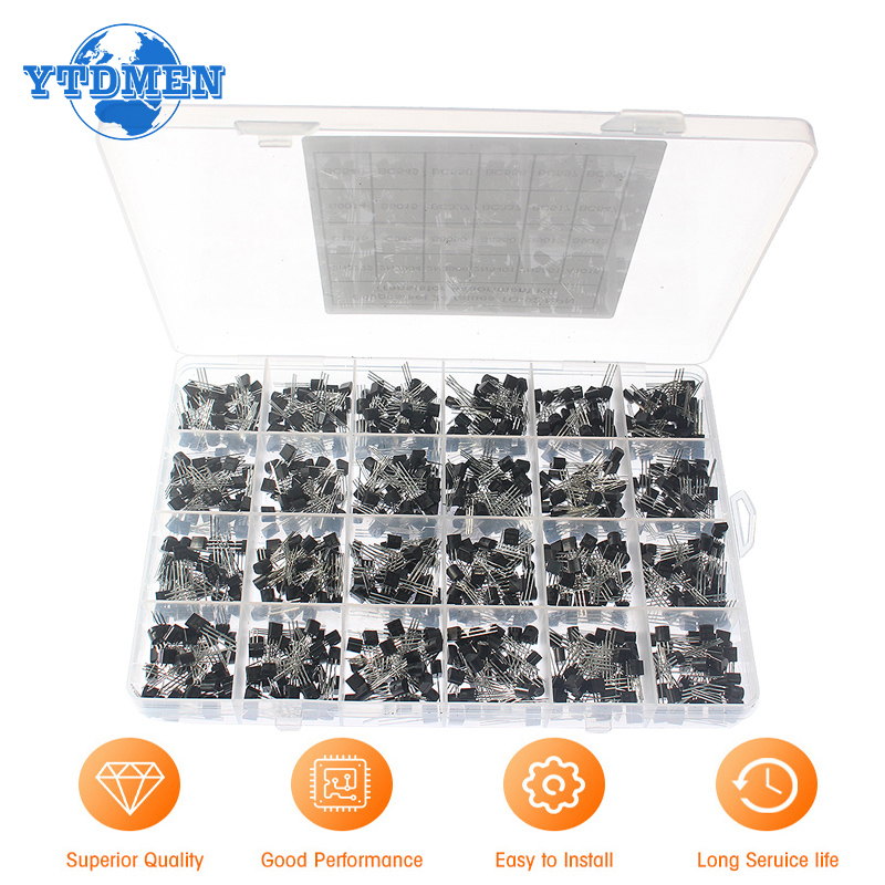 Mosfet Transistor Set - Kit transistor 50-6, 900 buah NPN