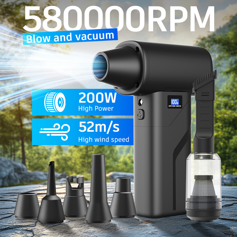 Diy Electronics Cleaner - Kipas Turbo 580000RPM, Peniup Udara Portabel,