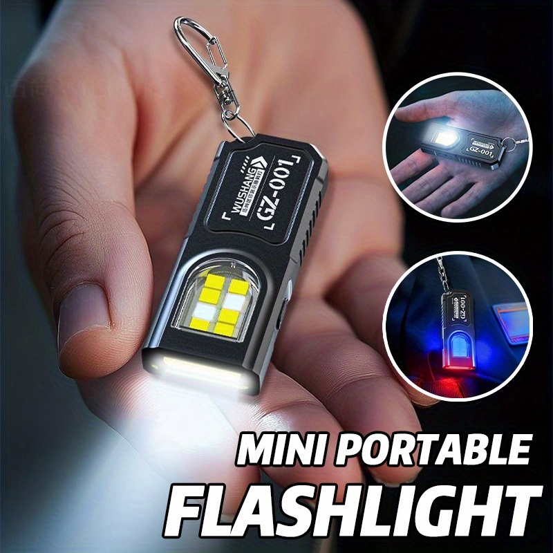 Diy Lamp Electronics - Senter Gantungan Kunci LED COB Mini
