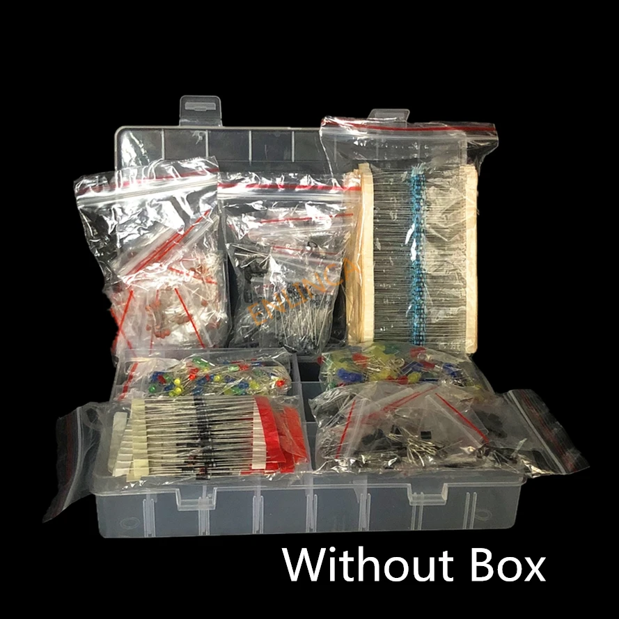 Diy Electronics Components Kit - Set Keramik Kapasitor Elektrolit Dioda Led