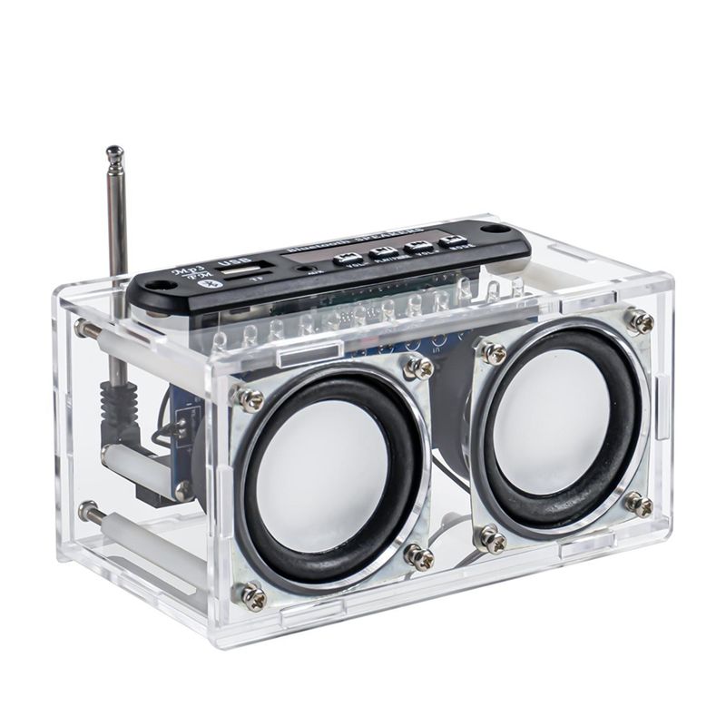 Diy Electronics Cleaner - Kit Produksi Amplifier Speaker Bluetooth Dual