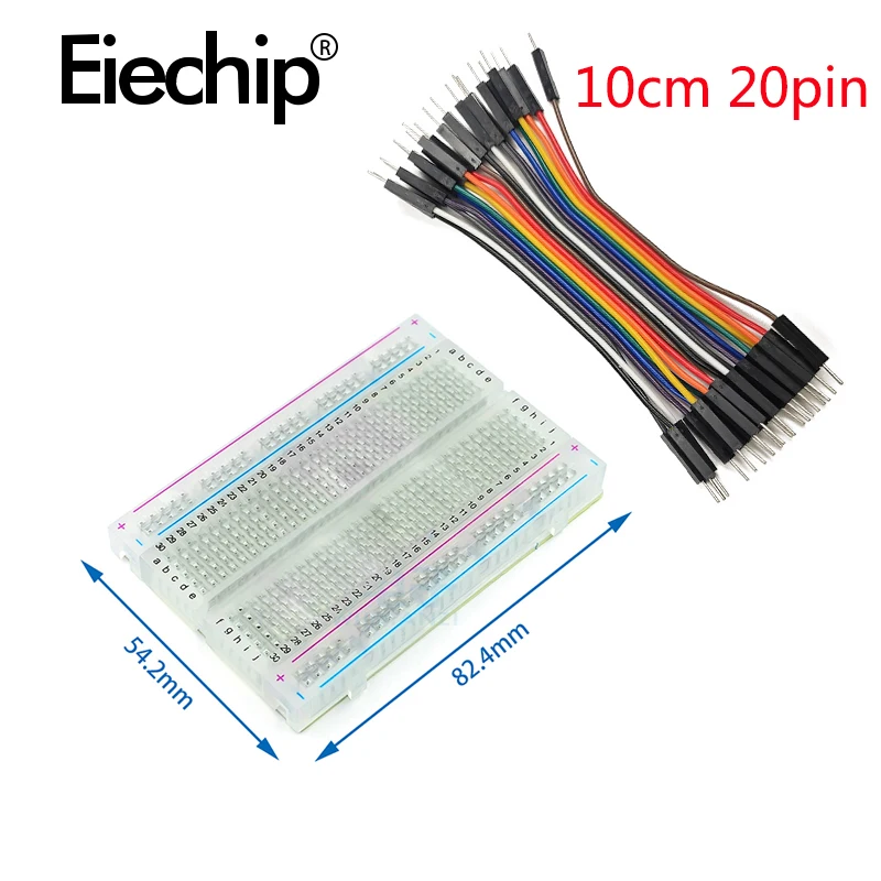 Diy Electronics Breadboard - 400 Poin Solderless PCB Breadboard Mini