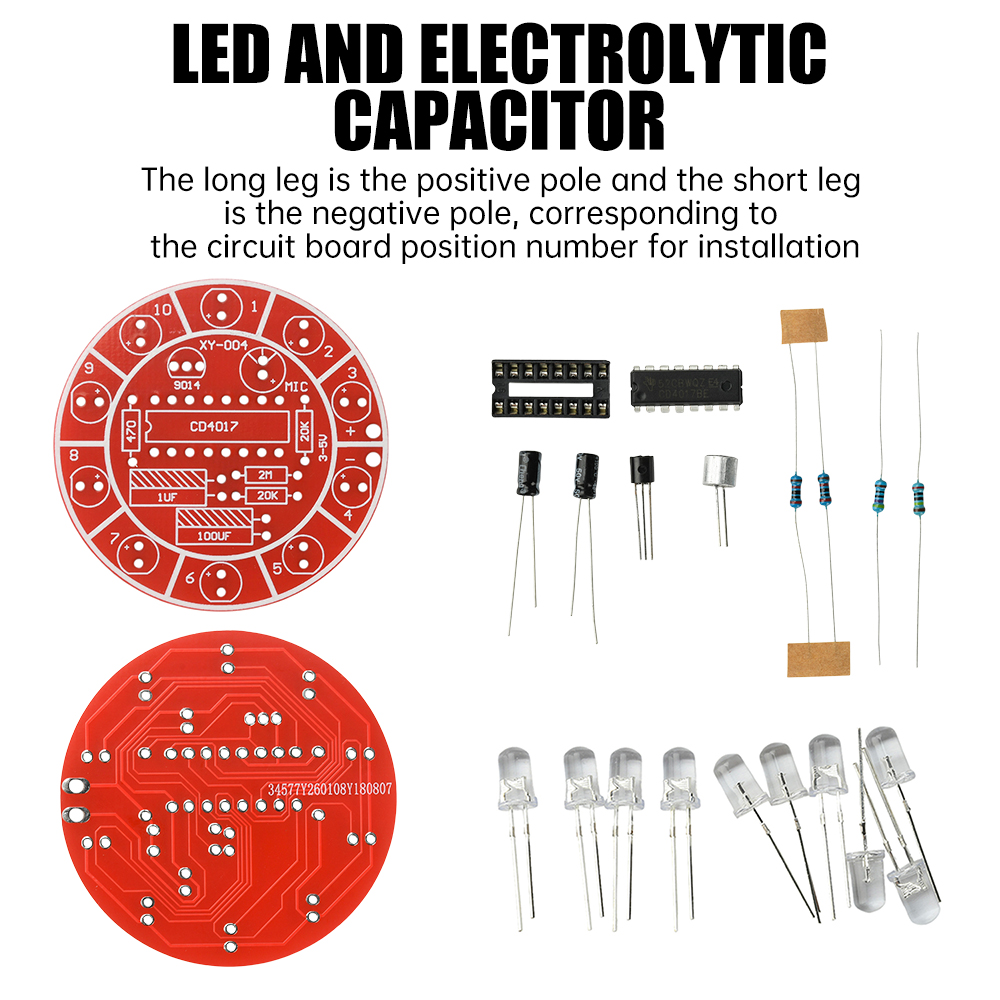 Kit Elektronik DIY Lampu LED B - Diy Electronics Components Kit ulasan dan harga