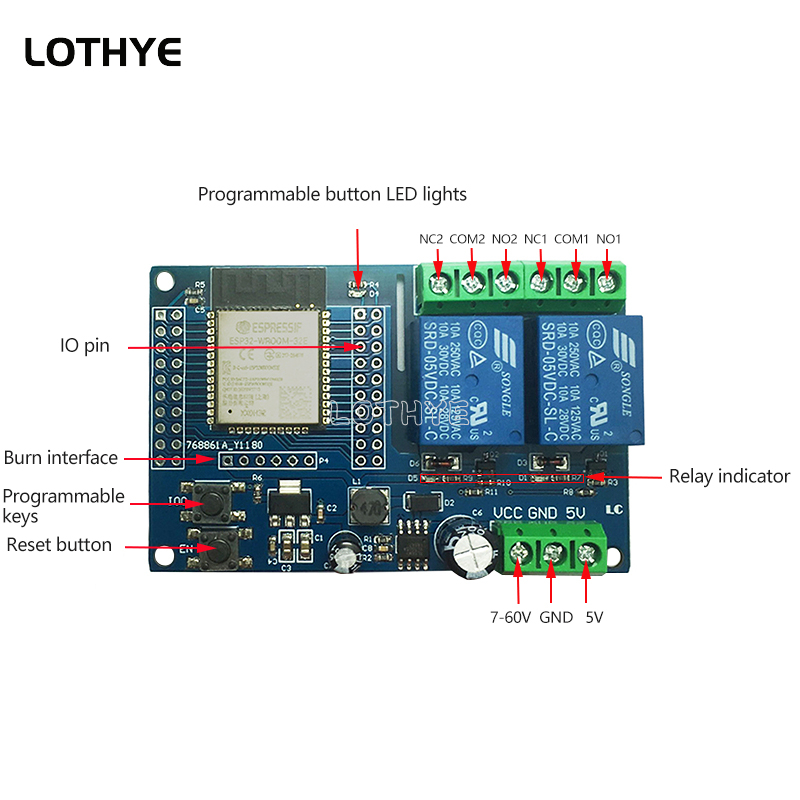 ESP32-WROOM ESP32 Dual Channel - Esp32 Wifi Bluetooth ulasan dan harga