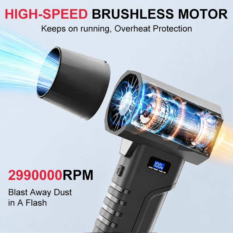Kipas Turbo 2990000RPM Peniup  - Diy Electronics Cleaner ulasan dan harga