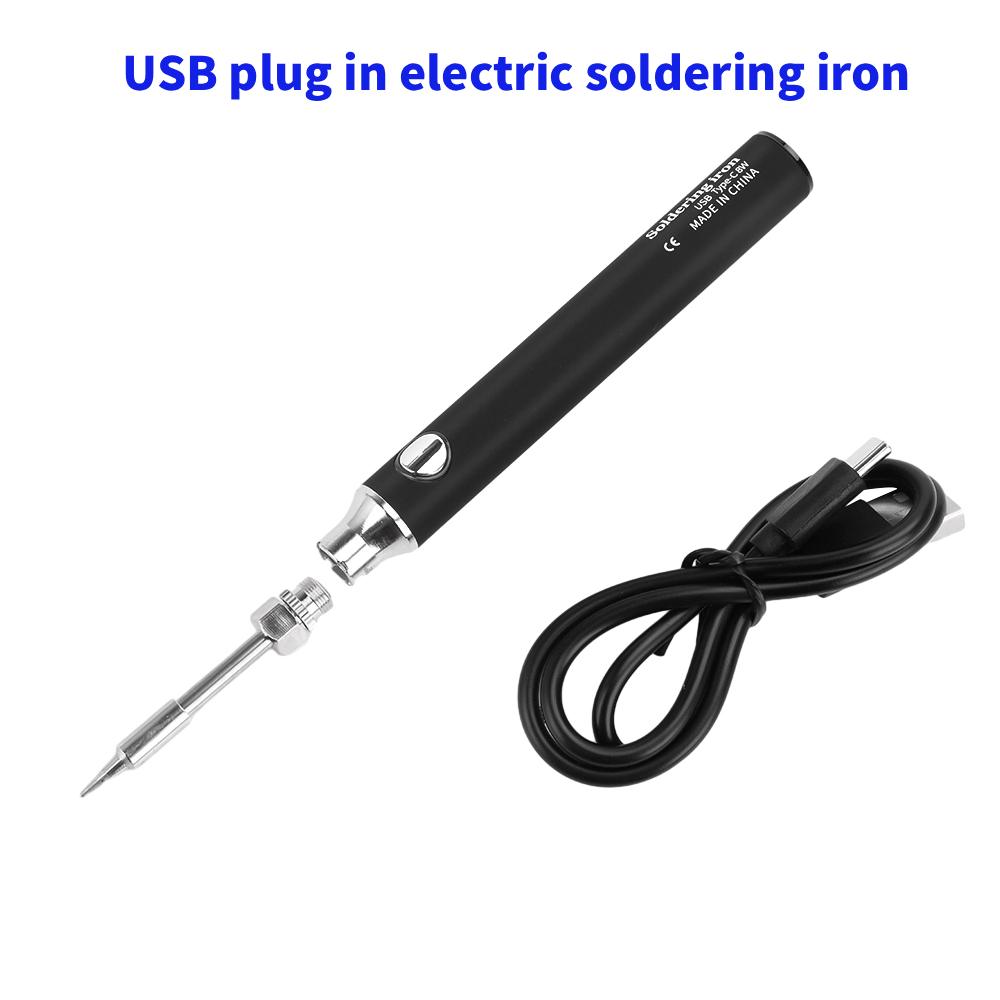 Setrika Solder Mini USB Type-C - Flux Pen Electronics ulasan dan harga