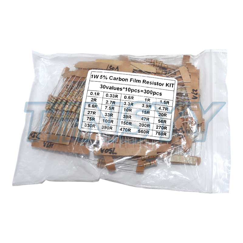 300PCS Kit Resistor 1W 5% Karb - Diy Electronics Components Kit ulasan dan harga