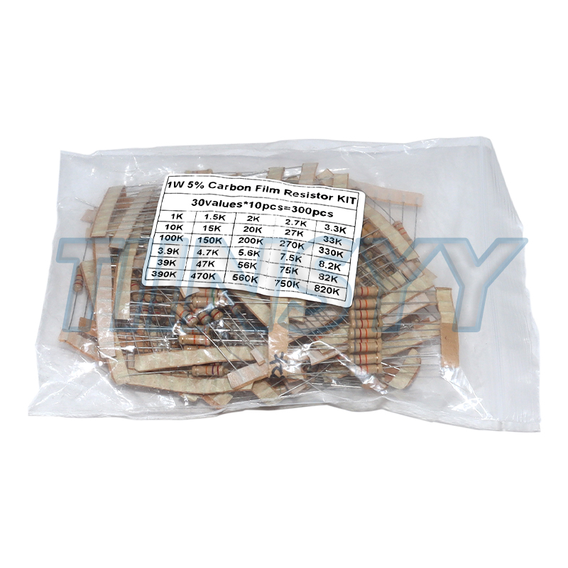 300PCS Kit Resistor 1W 5% Karb - Diy Electronics Components Kit ulasan dan harga