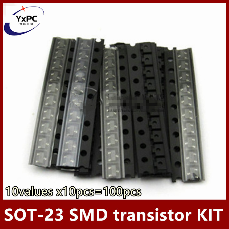 10 Nilai X10pcs = 100 Buah SOT - Mosfet Transistor Set ulasan dan harga