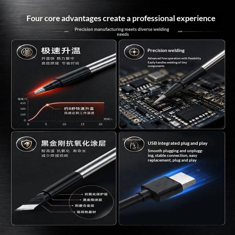 3 Buah Set Ujung Besi Solder U - Flux Pen Electronics ulasan dan harga