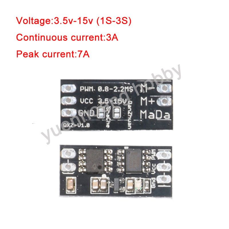 1 Buah 3.5-15V Sikat ESC Modul - Diy Boat Electronics ulasan dan harga