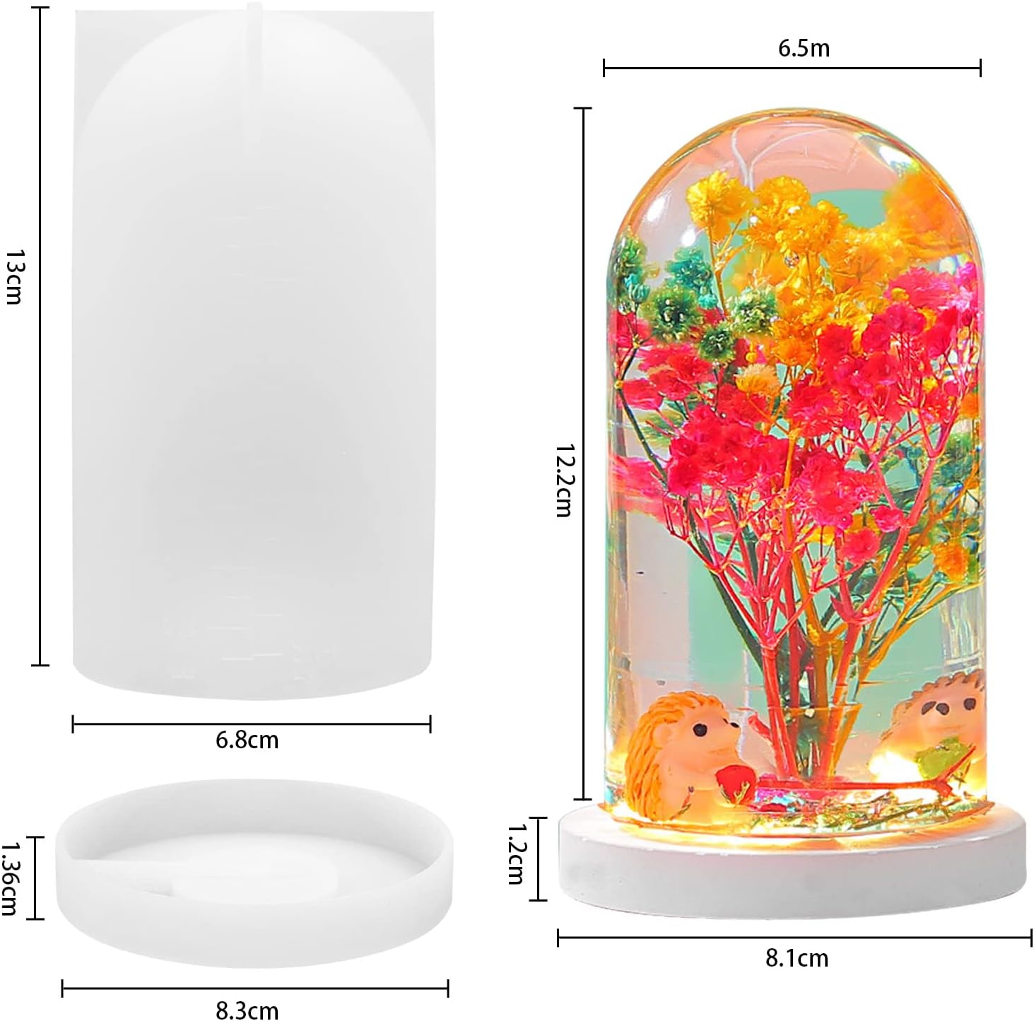 DIY kristal epoksi Resin cetak - Diy Lamp Electronics ulasan dan harga