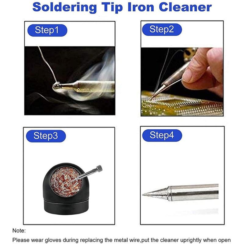 Bola Pembersih Ujung Besi Sold - Diy Electronics Cleaner ulasan dan harga