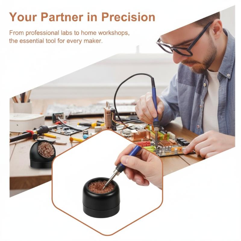 Bola Pembersih Ujung Besi Sold - Diy Electronics Cleaner ulasan dan harga