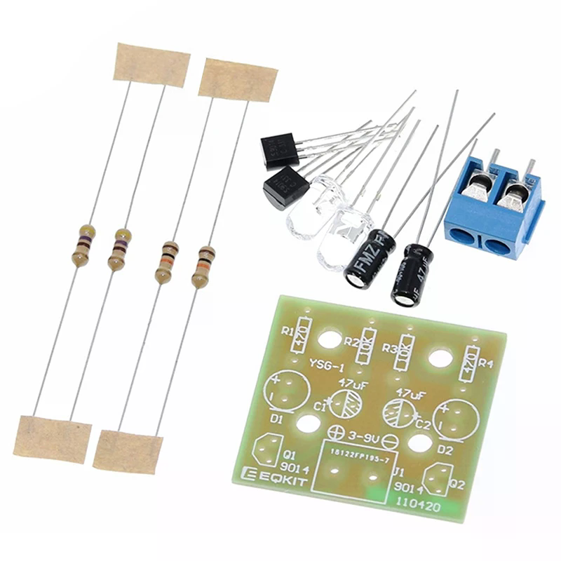 Kit Elektronik DIY Lampu LED 5 - Diy Electronics Components Kit ulasan dan harga