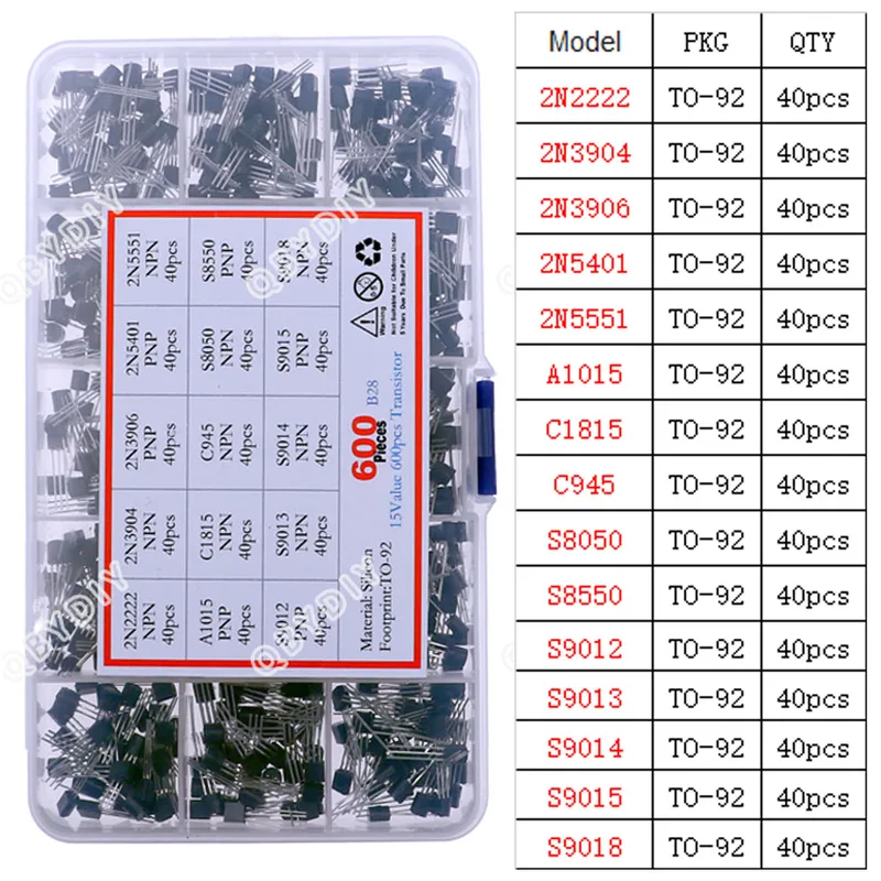 DIP SMD set aneka Chip Transis - Mosfet Transistor Set ulasan dan harga