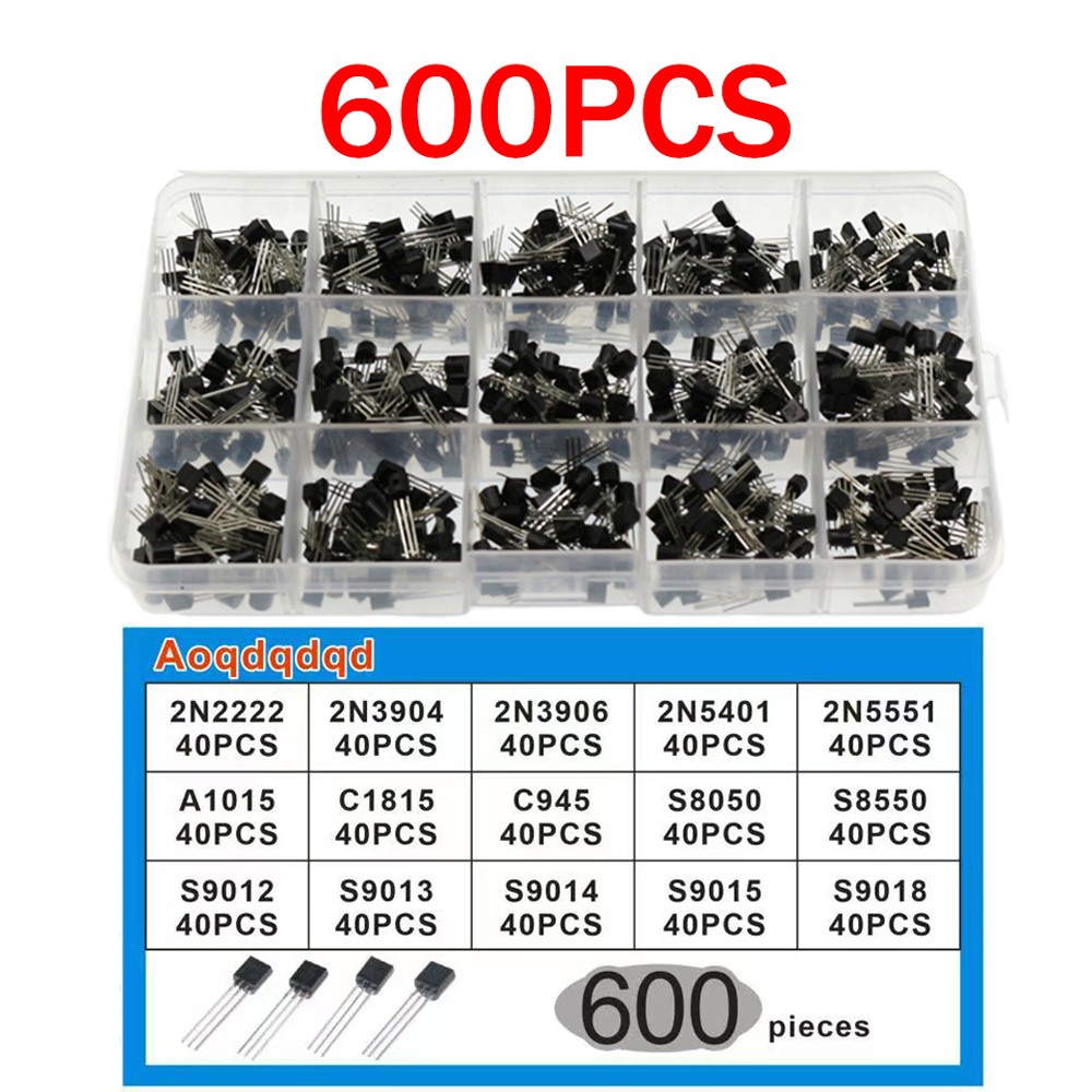 600pcs Kit Transistor A1015 C1 - Mosfet Transistor Set ulasan dan harga