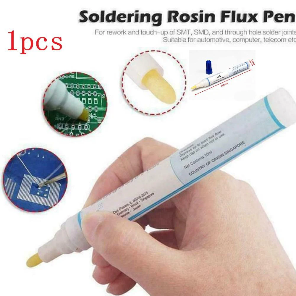 Pen aplikator fluks, pena sold - Flux Pen Electronics ulasan dan harga