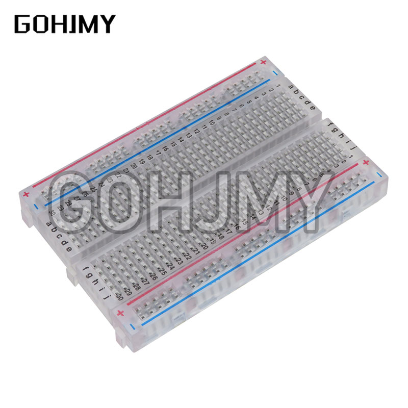 Papan roti mini transparan 10  - Diy Electronics Breadboard ulasan dan harga