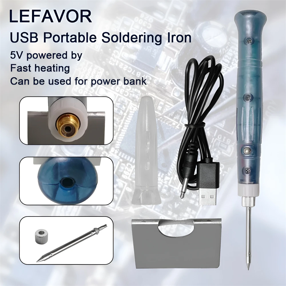 Kit Solder Mini USB Portabel 5 - Hobby Diy Electronics Kit ulasan dan harga