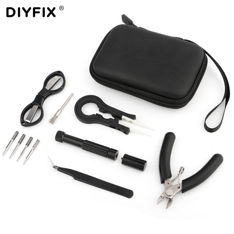Set Alat DIY Vape Mini Tas Pin - Diy Electronics Cleaner ulasan dan harga
