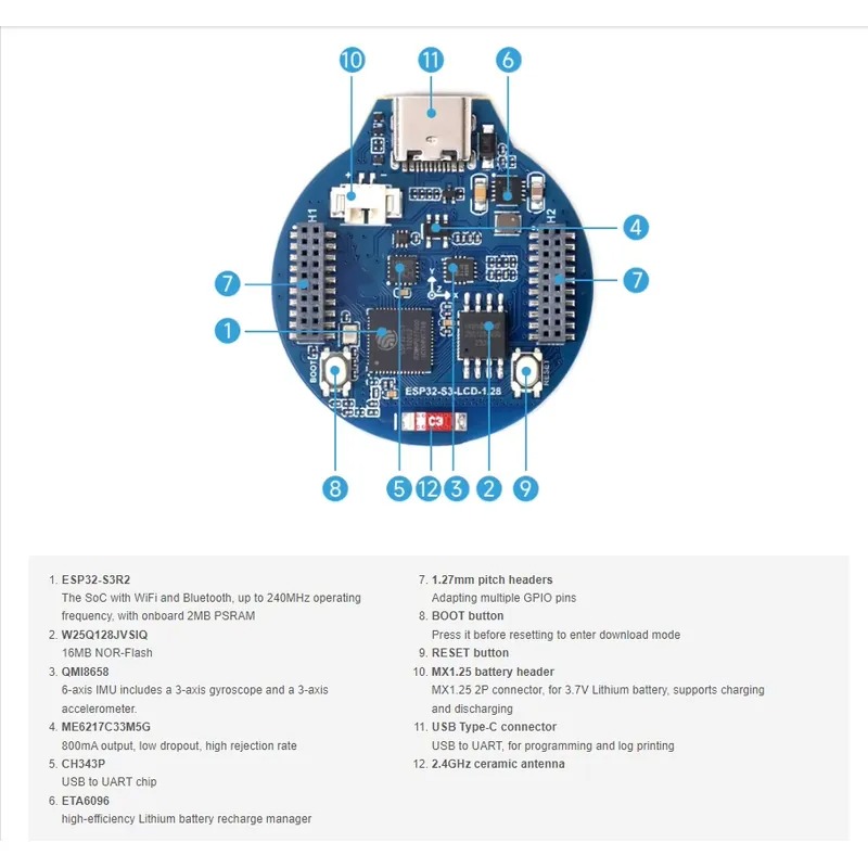 Papan pengembangan LCD ESP32-S - Esp32 Wifi Bluetooth ulasan dan harga
